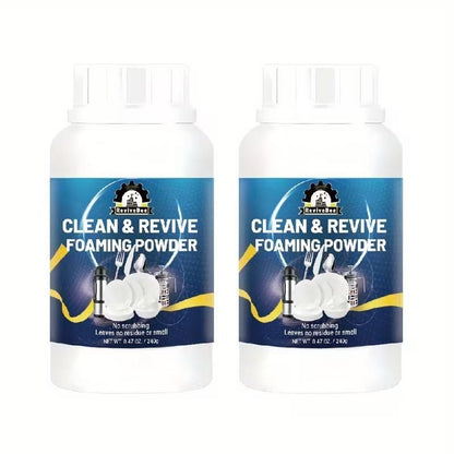 Clean & Revive Foaming Powder For Deep-Cleaning Dish Cleaner 240 gm (Pack of 2)